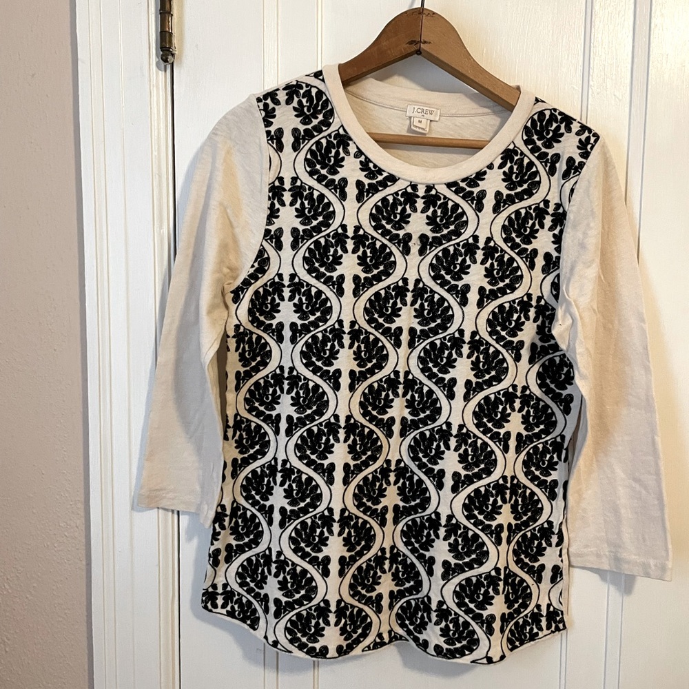 J Crew top Medium